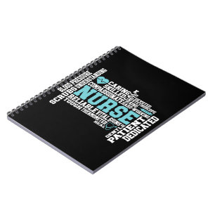 Cute Nurse RN LVN Nursing School Medical Notitieboek