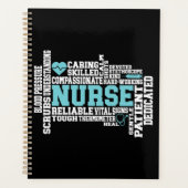 Cute Nurse RN LVN Nursing School Medical Planner (Voorkant)