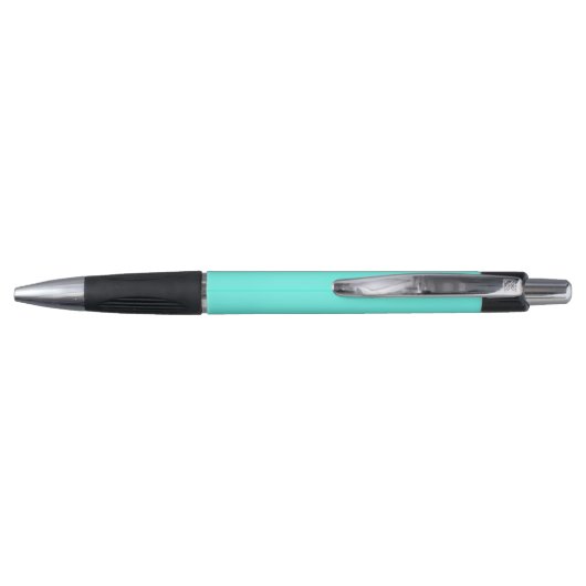 Cute Nurse Stethoscope Bright Turquoise Name Pen (Achterkant)