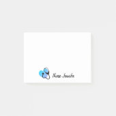 Cute Nurse Stethoscope Heart Personalized Post-it® Notes (Voorkant)