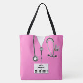 Cute Nurse Tote Bag (Achterkant)