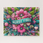Cute Nurse Vibes Legpuzzel<br><div class="desc">Cute Nurse Vibes
Art/illustration
colorful
customizable</div>