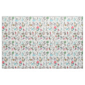 Cute nursery Alphabet kinder ABC Illustratie Stof (Fat Quarter)