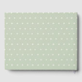 Cute Nursery Essential Leafy Green Baby shower Gastenboek (Achterkant)