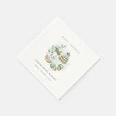 Cute Nursery Essential Leafy Green Baby shower Servet (Hoek)