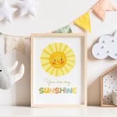 Cute Nursery Je bent mijn Sunshine Poster