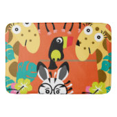 Cute nursery oerwoud decor badmat (Voorkant)