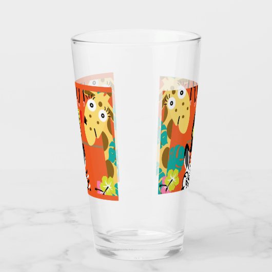 Cute nursery oerwoud decor glas (Links)