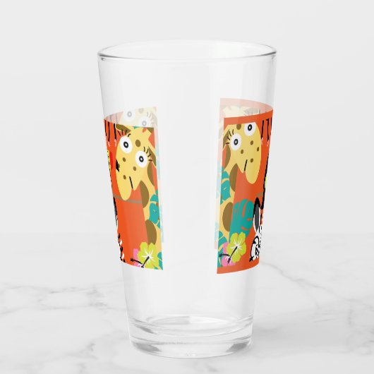 Cute nursery oerwoud decor glas (Rechts)