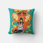Cute nursery oerwoud decor kussen (Voorkant)