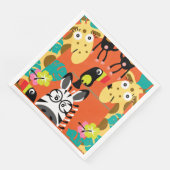 Cute nursery oerwoud decor servet (Hoek)