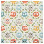 Cute Nursery Owls Stof (Swatch)