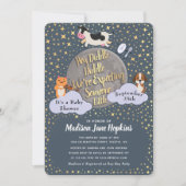 Cute Nursery Rhyme Baby shower Invitation Kaart (Voorkant)