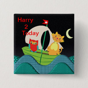 Cute Nursery Rhyme Personalized Age Button