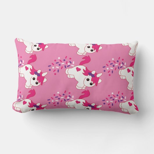 Cute Nursery Unicorn Decor Cushion Kussen (Voorkant)