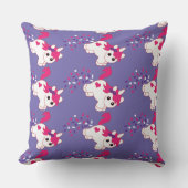 Cute Nursery Unicorn Decor Cushion Kussen (Voorkant)