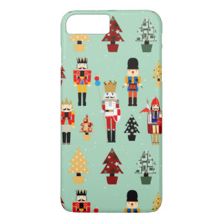 Cute Nutcrackers en kerstbomen Case-Mate iPhone Case