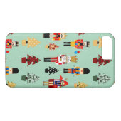 Cute Nutcrackers en kerstbomen Case-Mate iPhone Case (Achterkant (Horizontaal))