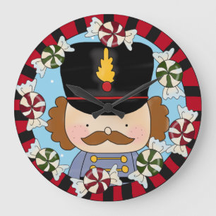 Cute Nutkraker Wall Clock Grote Klok