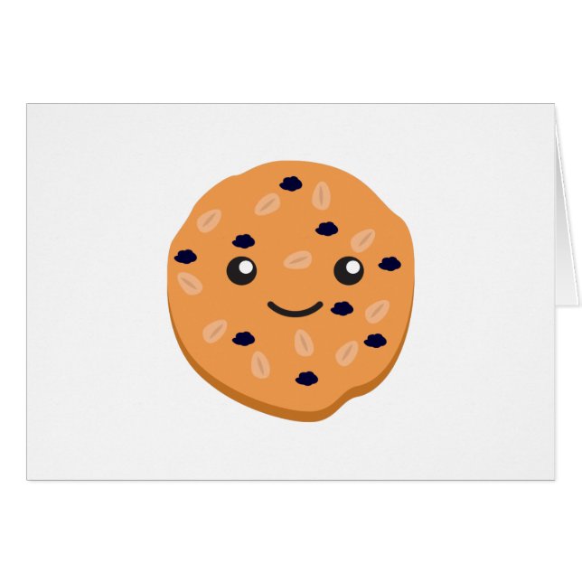 Cute Oatmeel Raisin Cookie (Voorkant Horizontaal)