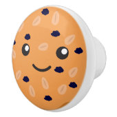 Cute Oatmeel raisin cookie Keramische Knop (Rechts)