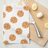 Cute Oatmeel Raisin Cookie Pattern Theedoek (Quarter Fold)