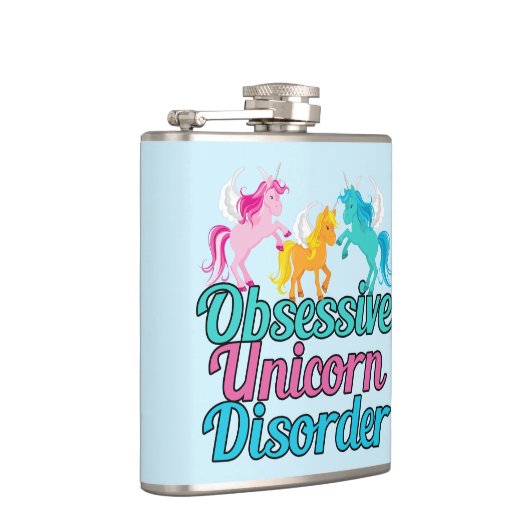 Cute obsessieve Unicorn Disorder Heupfles (Rechts)