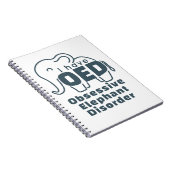 Cute Obsessive Elephant Disorder  Notitieboek (Rechterzijde)