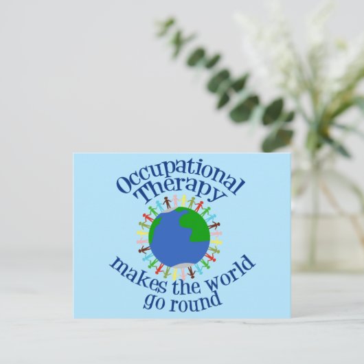Cute Occupational Therapy Briefkaart (Staand voorkant)
