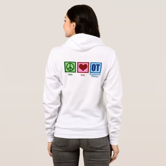 Cute Occupational Therapy Hoodie (Achterkant volledig)