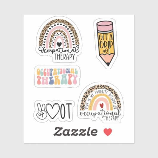 Cute Occupational Therapy OT Pack Sticker (Vel)