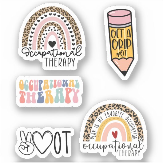 Cute Occupational Therapy OT Pack Sticker (Voorkant)
