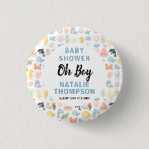 Cute Oceaan Onder de Zee Dieren Baby Shower
