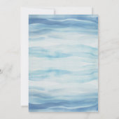 Cute Ocean Baby Borrelcadeau Het is een Jongen Kaart (Achterkant)