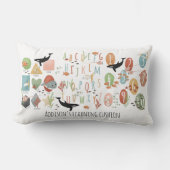 Cute Ocean Early Learning Educational ABC Kinder Kussen (Voorkant)