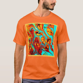 Cute Ocean Pattern Art T-shirt