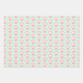 Cute Ocean Pattern Inpakpapier Vel (Voorkant 2)
