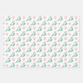 Cute Ocean Pattern Inpakpapier Vel (Voorkant)