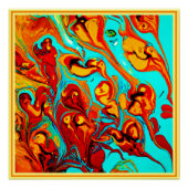 Cute Ocean Patterns Art. Buy Now Perfect Poster (Voorkant)