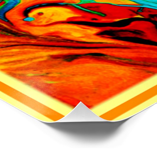 Cute Ocean Patterns Art. Buy Now Perfect Poster (Hoek)