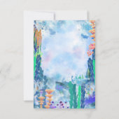 Cute Ocean Zee Animals Hartelijk dank Bedankkaart (Achterkant)