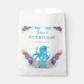 Cute Ocean Zee baby Octopus Baby shower Party Favo Bedankzakje (Voorkant)