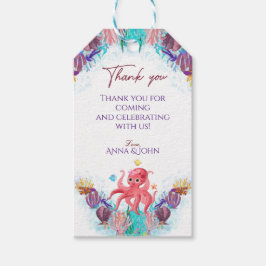 Cute Ocean Zee baby Octopus Colorful Cadeaulabel