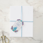 Cute Ocean Zee baby Octopus kleurrijke Gift Labels Cadeaulabel (Met Touw)