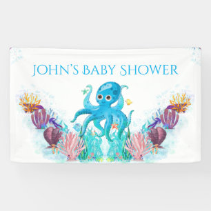 Cute Ocean Zee boy Octopus Colorful Baby shower Spandoek