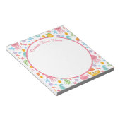 Cute Ocean Zee Life Seahorse Starfish Turtle Notitieblok (Schuin)