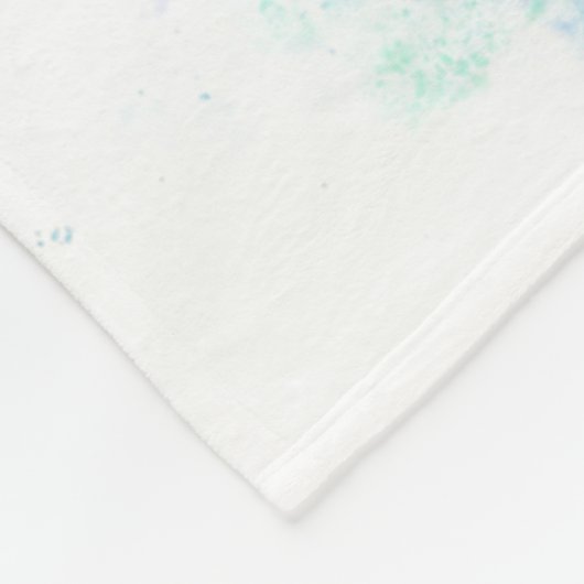 Cute Ocean Zee Octopus kleurrijke Nursery Baby Fleece Deken (Hoek)