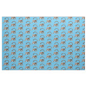 Cute ocelot cartoon illustratie stof (Fat Quarter)