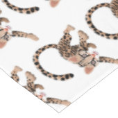 Cute ocelot cartoon illustratie tafelkleed (Gekanteld)