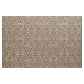 Cute Ochre Yellow Brown Pink Mosaic Pattern Stof (Fat Quarter)
